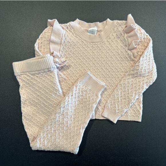 Modern Moments Knit Top & Leggings Set, Pink, Toddler Girl Size 4T - Picture 1 of 6